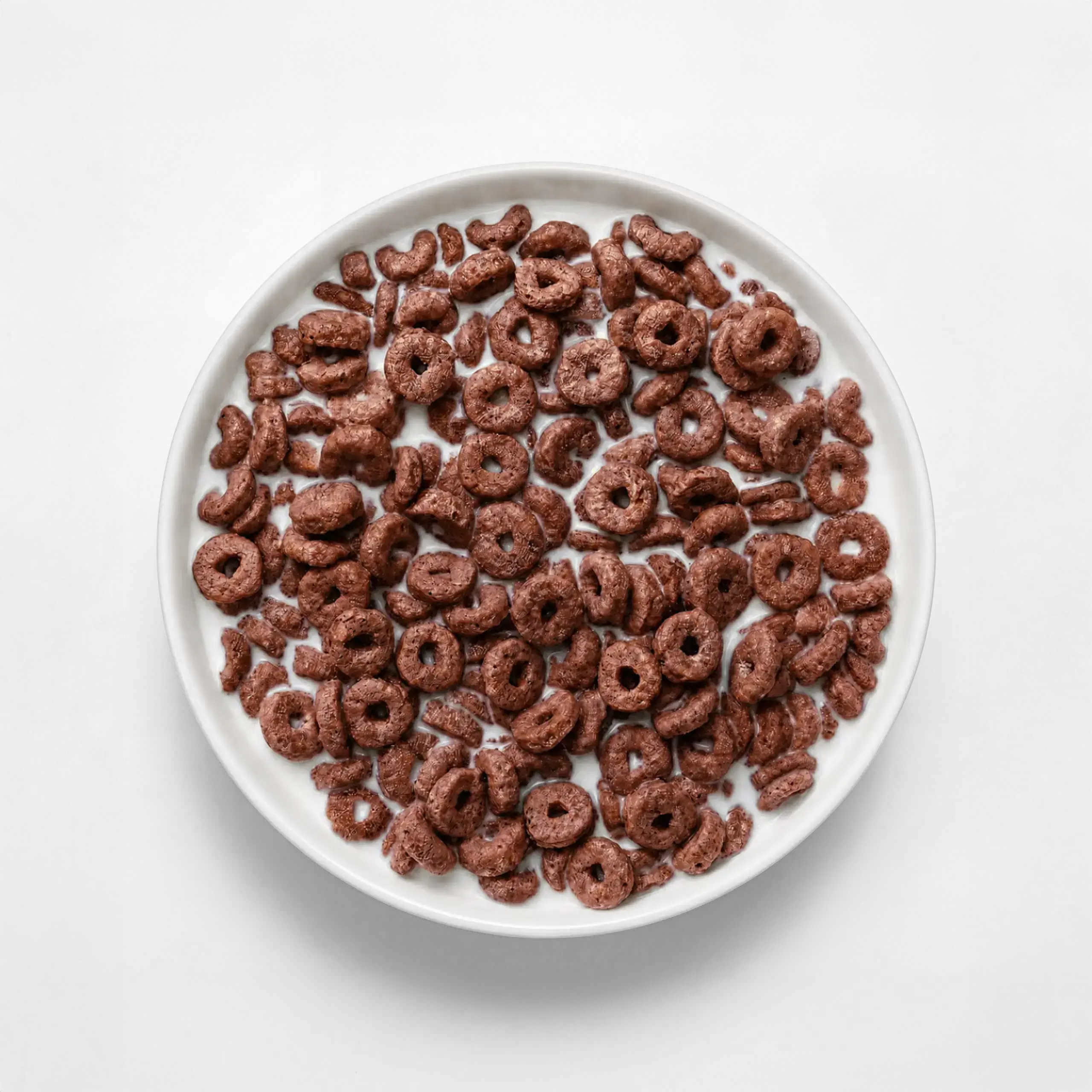 A bowl of Three Wishes Cocoa cereal