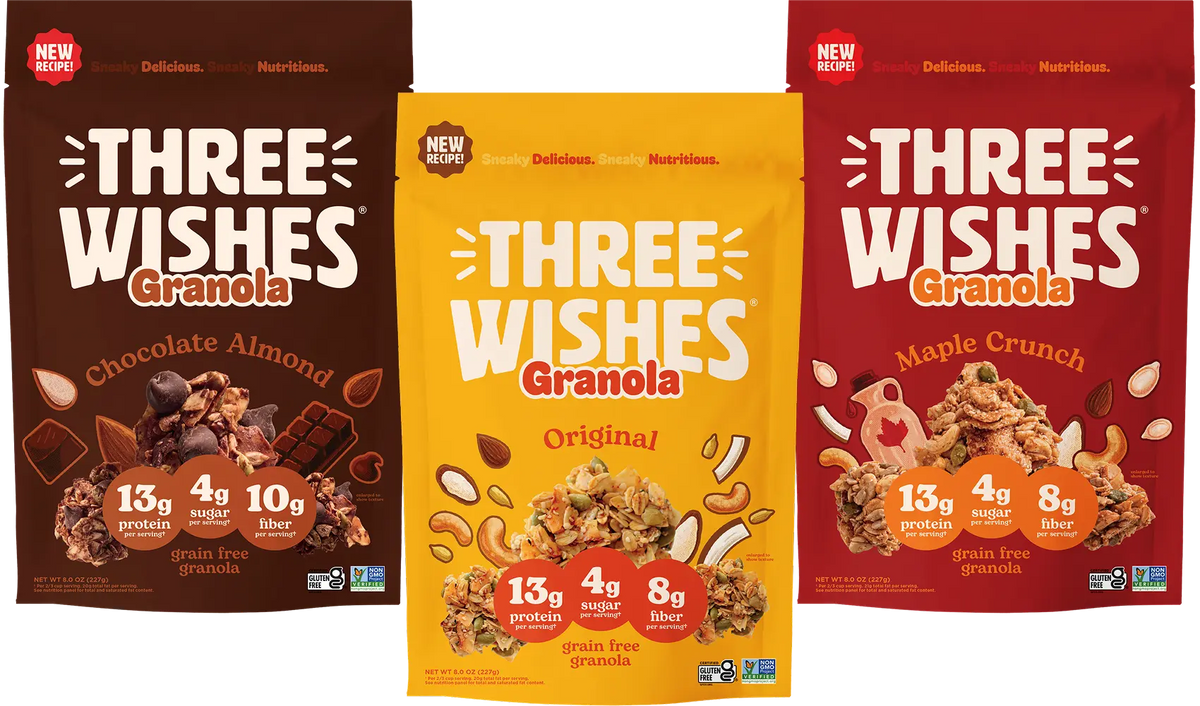 Three Wishes Granola — shop the granola lineup
