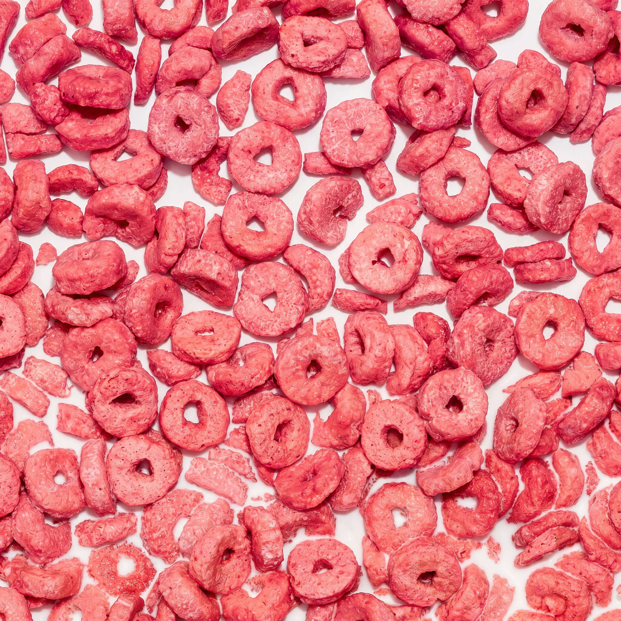 Close-up of Three Wishes Strawberry cereal